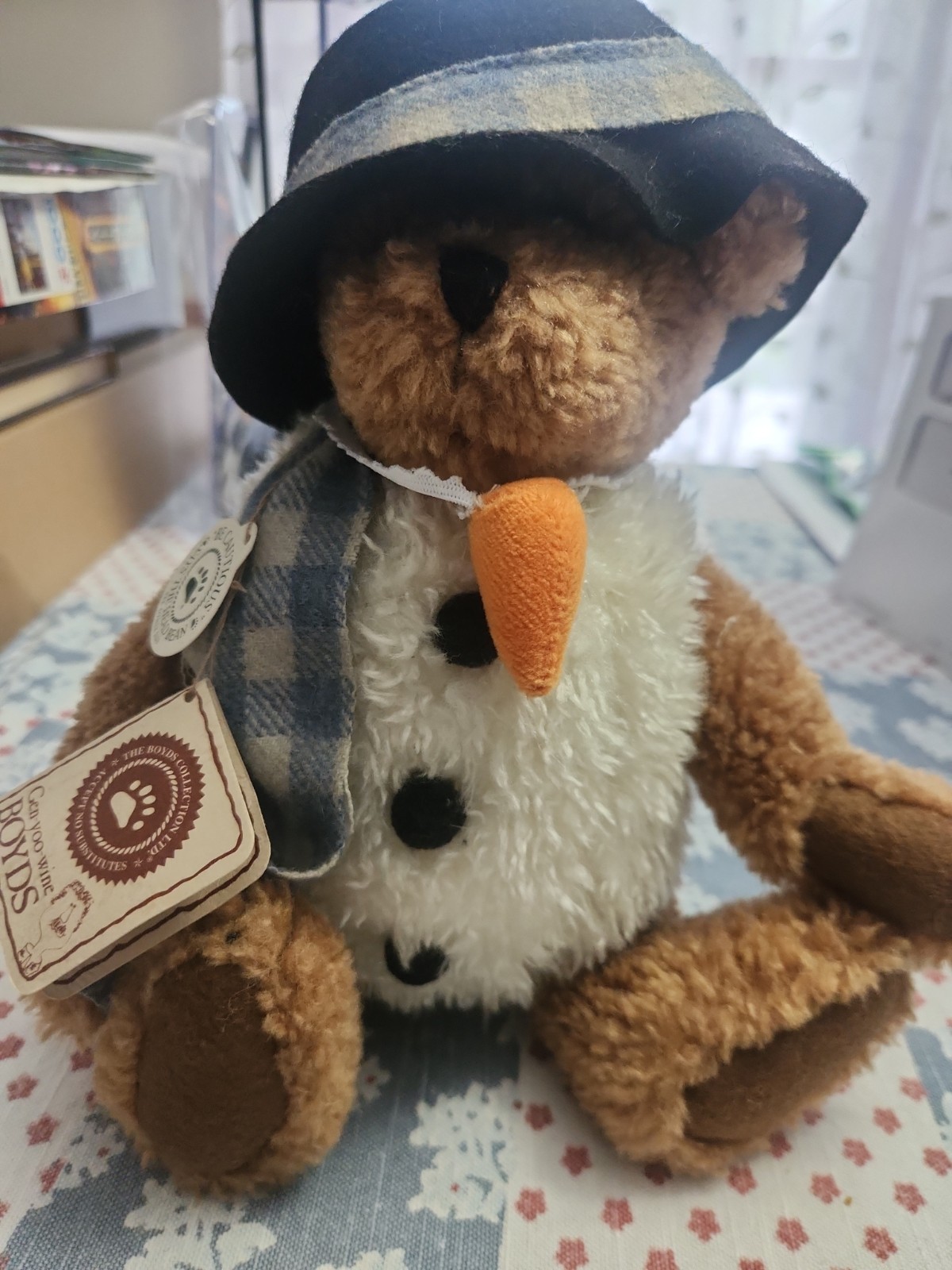 Boyds Bear Plush - Flakey Bearifrost 10 Boyds Bear Plush - Flakey Bearifrost 10