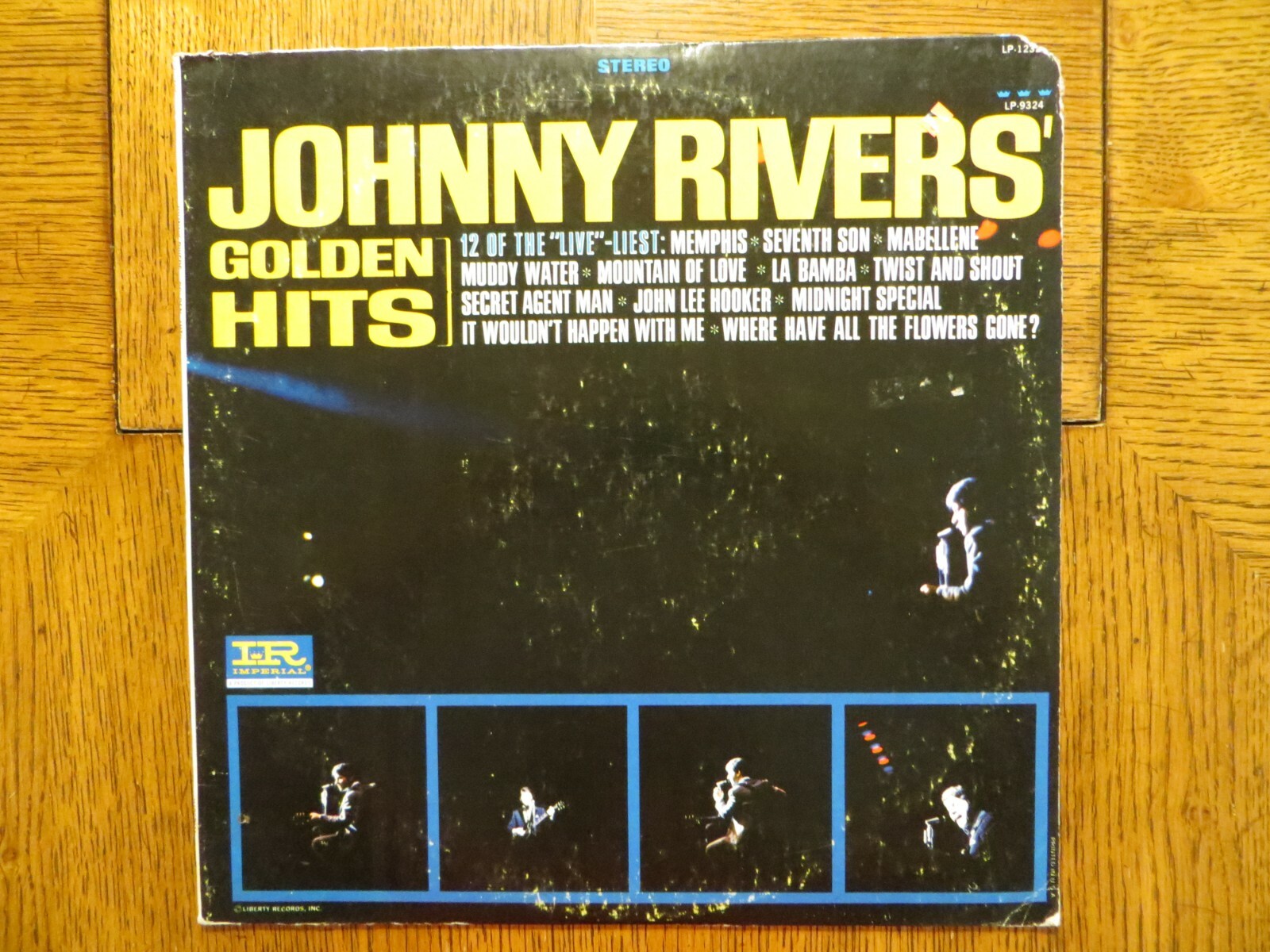 Johnny Rivers – Johnny Rivers' Golden Hits - 1966 - Imperial LP-12324 LP EX/VG+ Johnny Rivers – Johnny Rivers' Golden Hits - 1966 - Imperial LP-12324 LP EX/VG+
