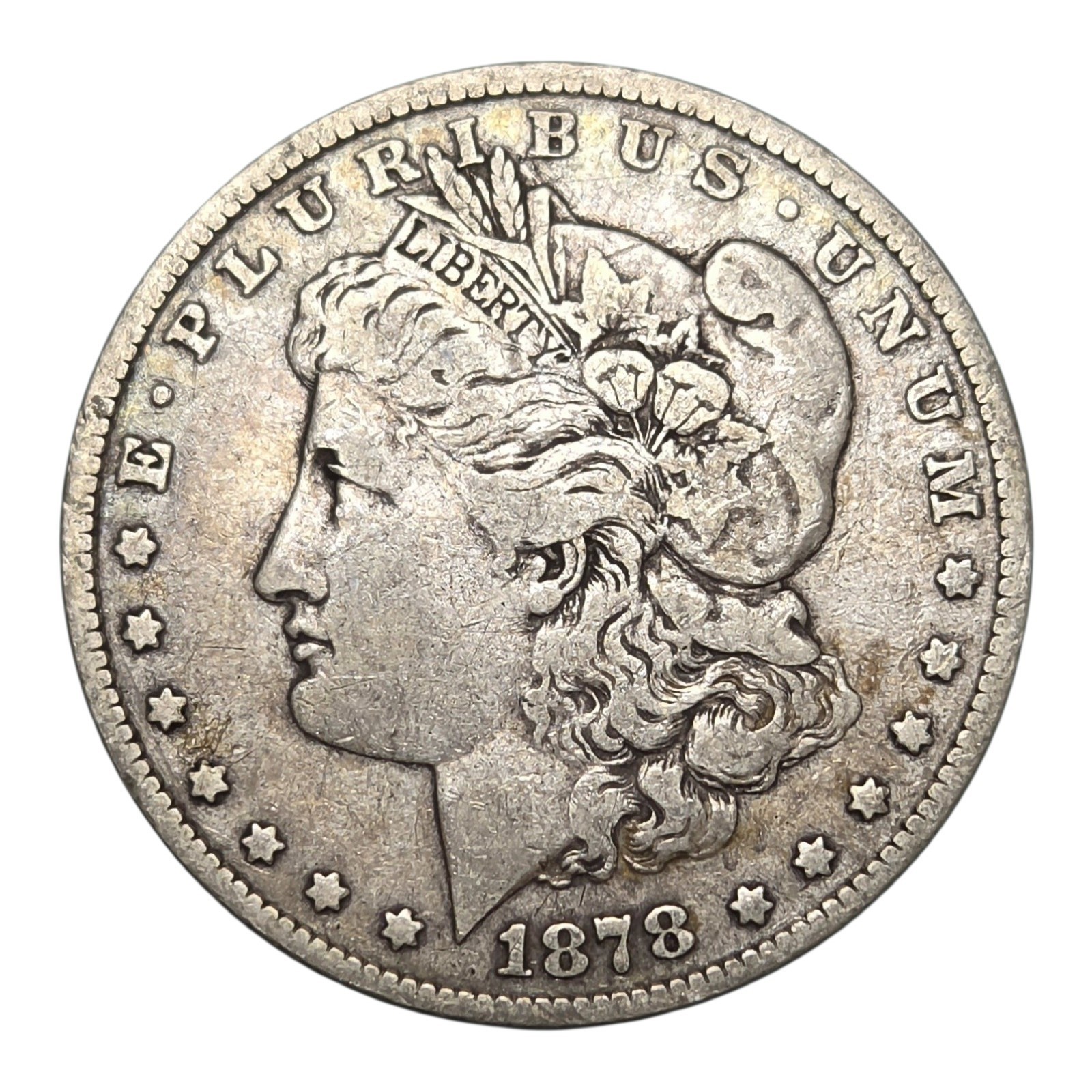 1878 P Morgan Silver Dollar Reverse Of 79 Philadelphia Mint F Fine 1878 P Morgan Silver Dollar Reverse Of 79 Philadelphia Mint F Fine