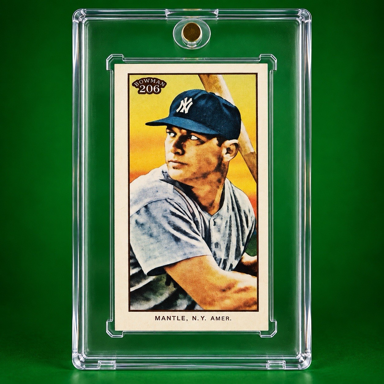 2009 Topps T206 Mickey Mantle Cycle Back /99 RARE 2009 Topps T206 Mickey Mantle Cycle Back /99 RARE