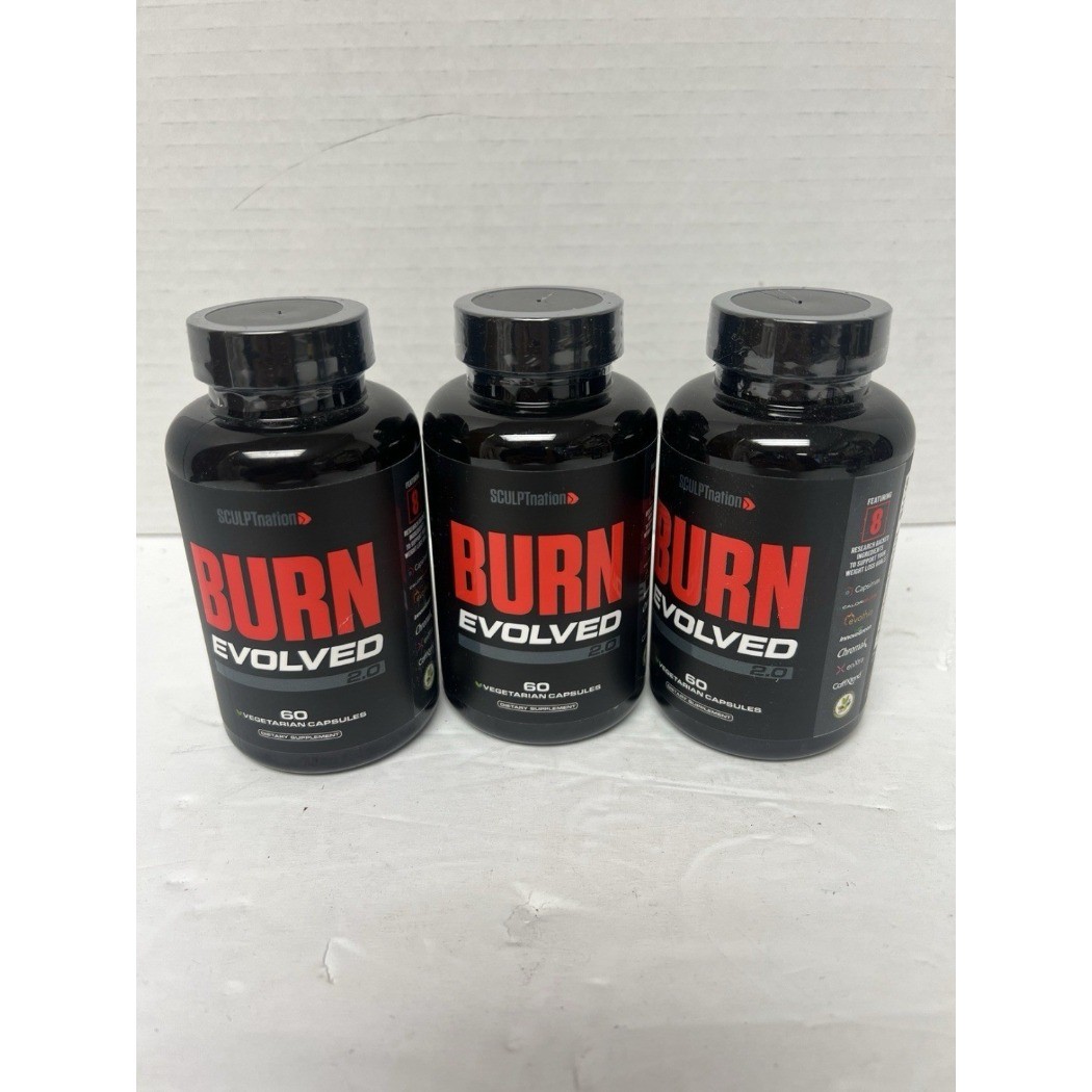 1-3 bottles Burn Evolved 2.0 Thermogenic Fat Burner Weight Loss 60 capsules