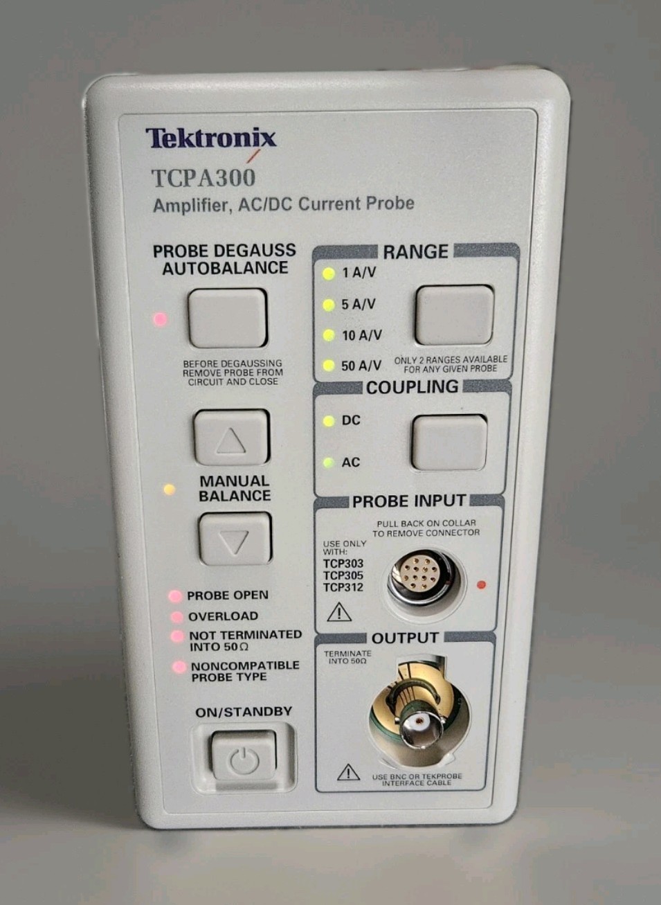 Tektronix TCPA300 AC/DC Current Probe Amplifier - Excellent Condition Tektronix TCPA300 AC/DC Current Probe Amplifier - Excellent Condition