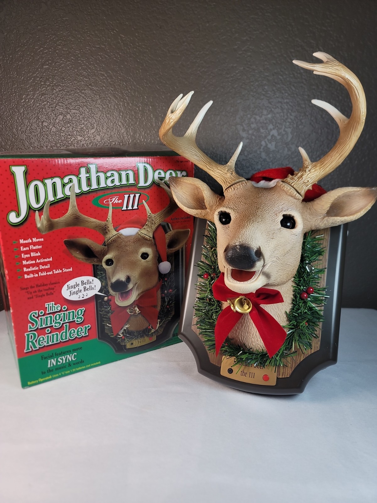 Vintage Jonathan Deer The III Singing And Talking Deer Works Great EUC Vintage Jonathan Deer The III Singing And Talking Deer Works Great EUC