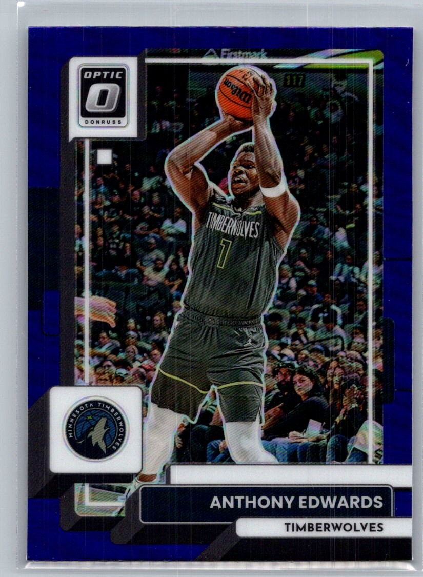 Anthony Edwards 2022-23 Donruss Optic #45 Purple Timberwolves E39 Anthony Edwards 2022-23 Donruss Optic #45 Purple Timberwolves E39