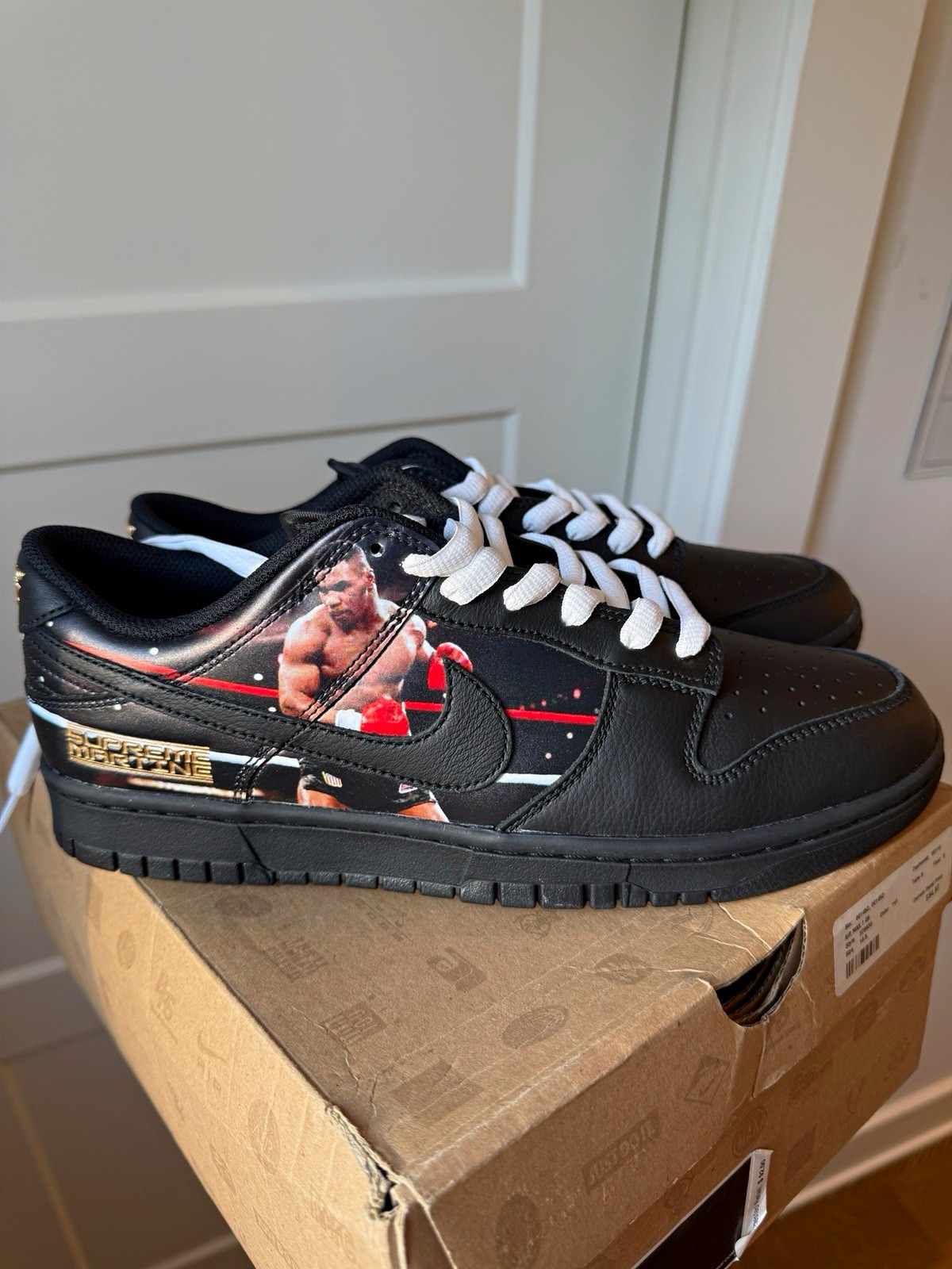 Nike Dunk Low unreleased Supreme x Martine Rose “Mike Tyson” size 10.5 