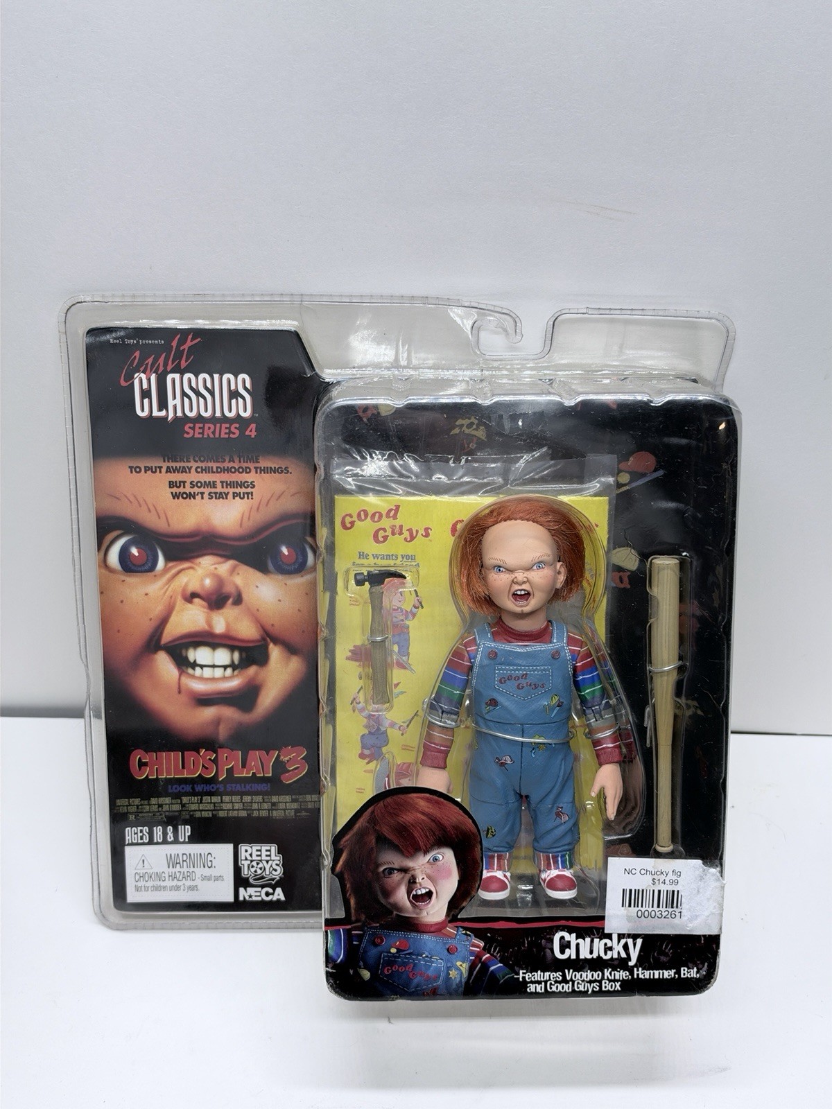 2006 NECA Reel Toys Cult Classics Series 4 Child\'s Play 3 Chucky Figure New