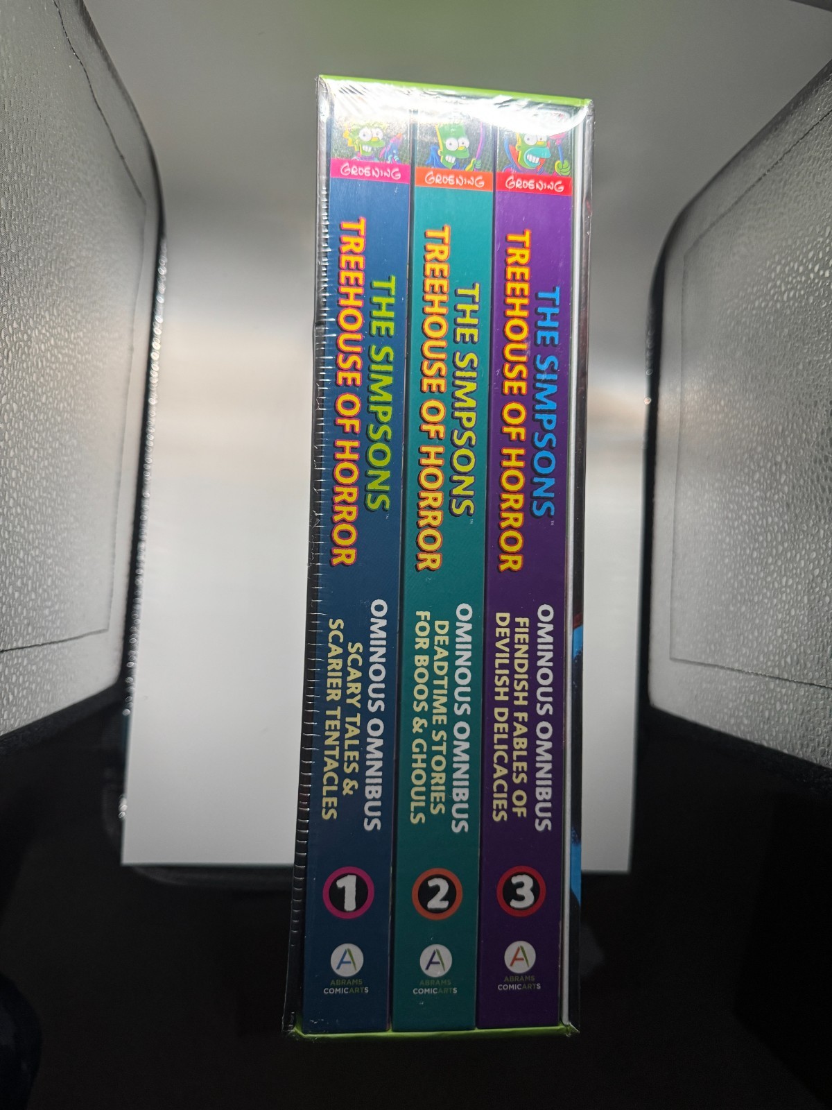 THE SIMPSONS Treehouse of Horror Ominous Omnibus 3-Volume Box Set SIGNED EDITION