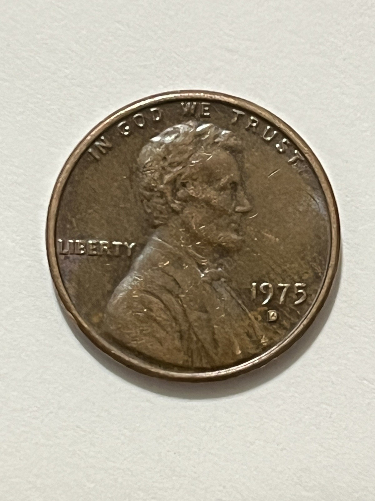 1975-D Denver Mint FILLED IN MINT MARK 1975-D Denver Mint FILLED IN MINT MARK
