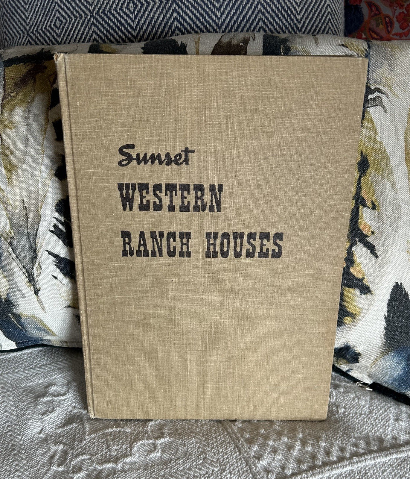 Vintage Sunset Western Ranch Houses w/Cliff May Hardcover 2nd Printing 1947 Vintage Sunset Western Ranch Houses w/Cliff May Hardcover 2nd Printing 1947