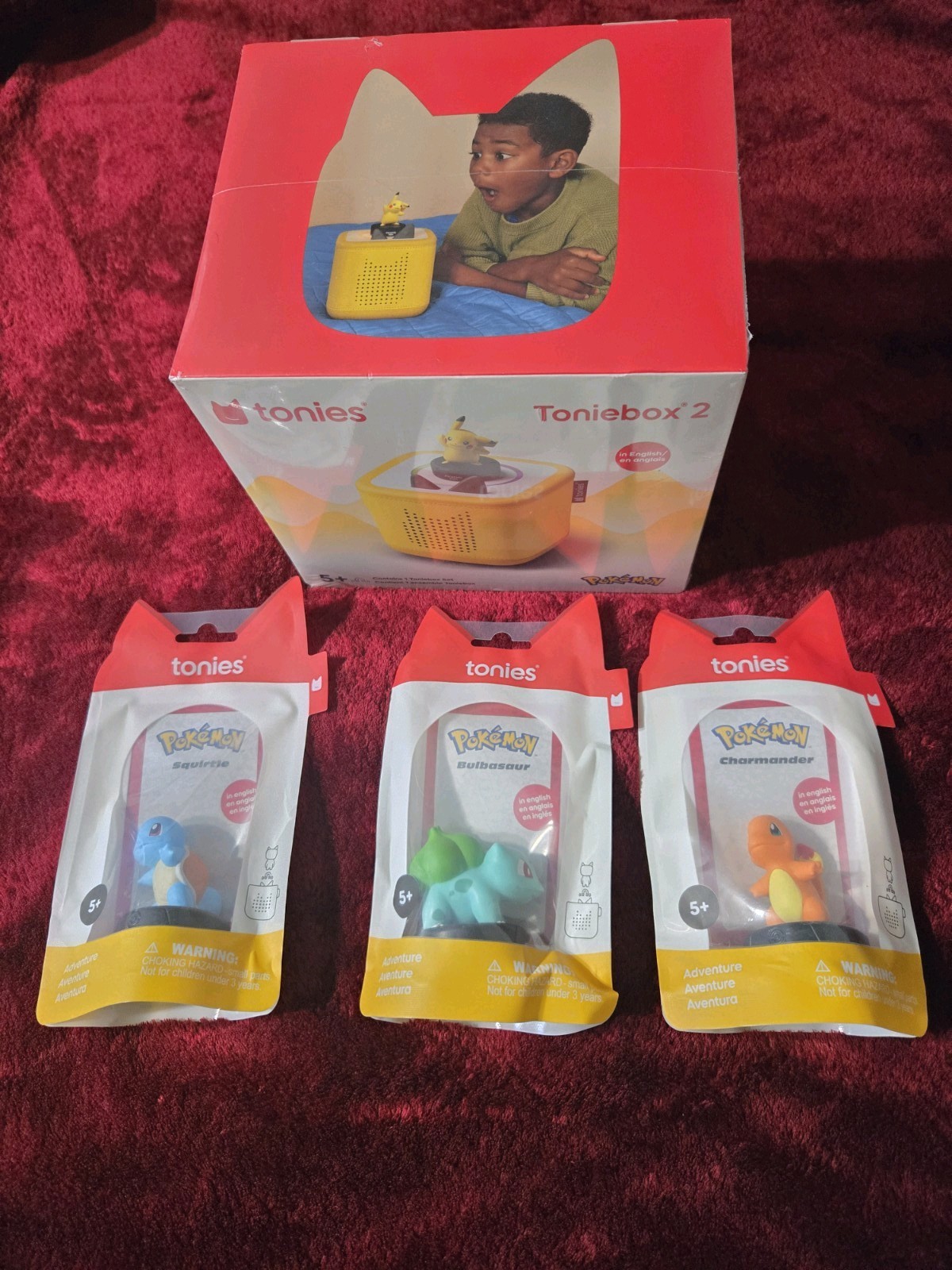 Tonies Toniebox 2 Set Yellow Pokémon English Ages 5+ Age With 3 Characters
