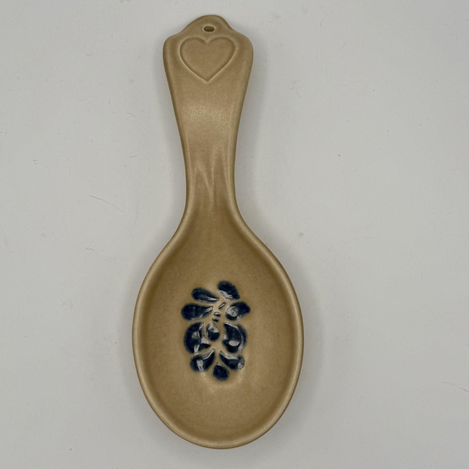Vtg Pfaltzgraff FOLK ART Spoon Rest 9.5\