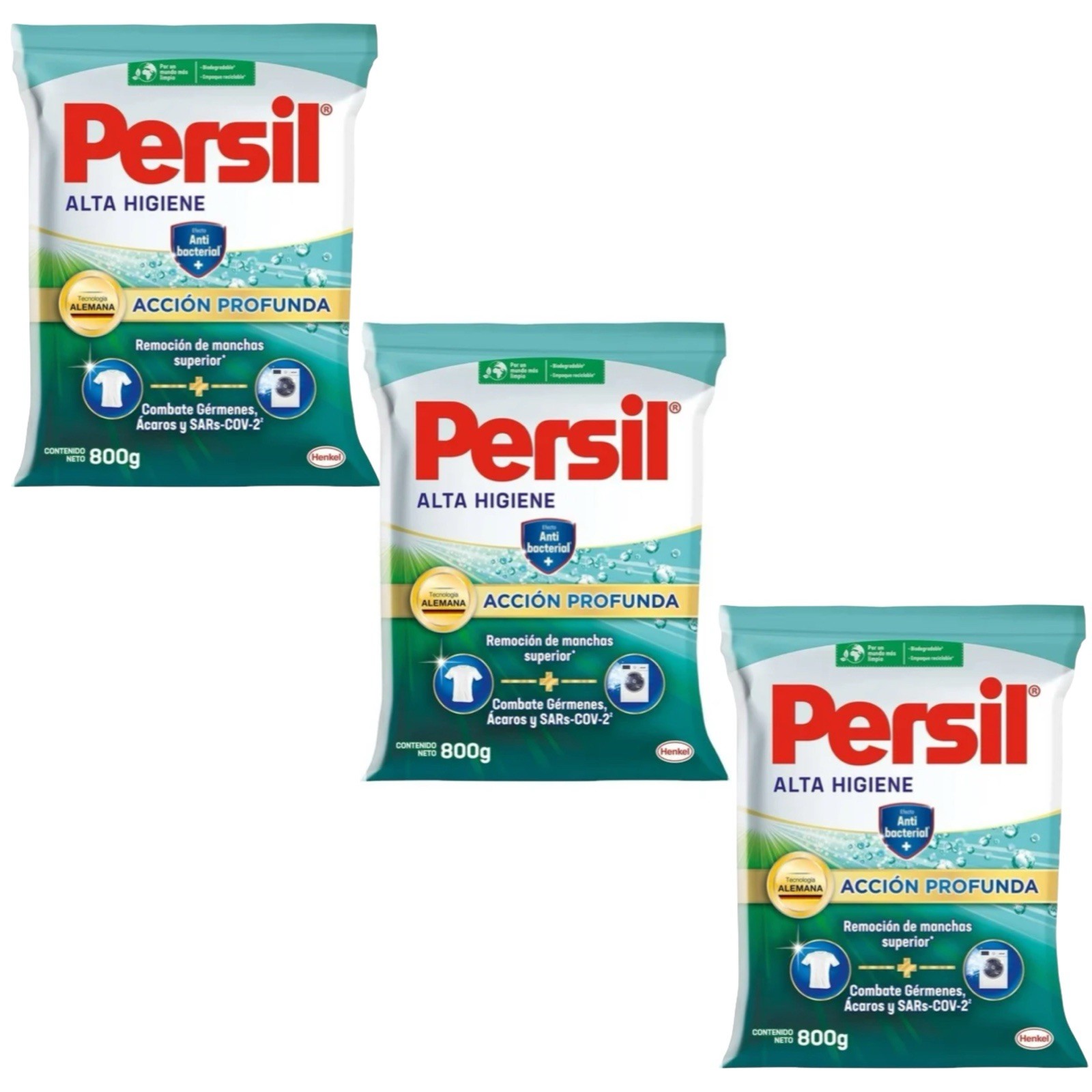 3X PERSIL Alta Higiene 🇲🇽 Powder Laundry Detergent, 800g, 3 Pack 3X PERSIL Alta Higiene 🇲🇽 Powder Laundry Detergent, 800g, 3 Pack
