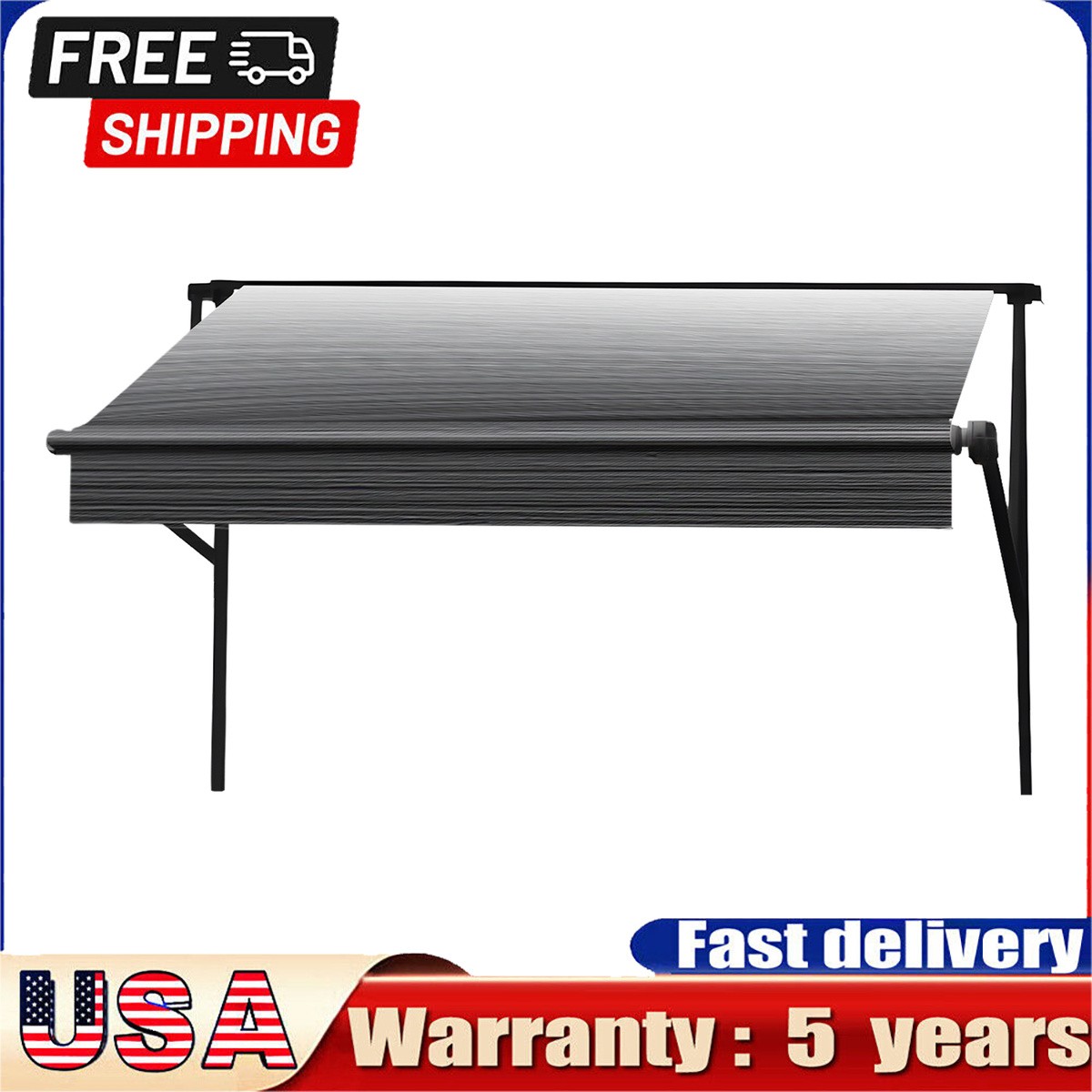 RV Awning Replacement Heavy Duty Waterproof 16Ft For RV Camper Trailer 15'2