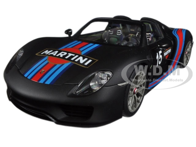 PORSCHE 918 SPYDER WEISSACH PACKAGE BLACK /MARTINI LIVERY #15 1/18 AUTOART 77929
