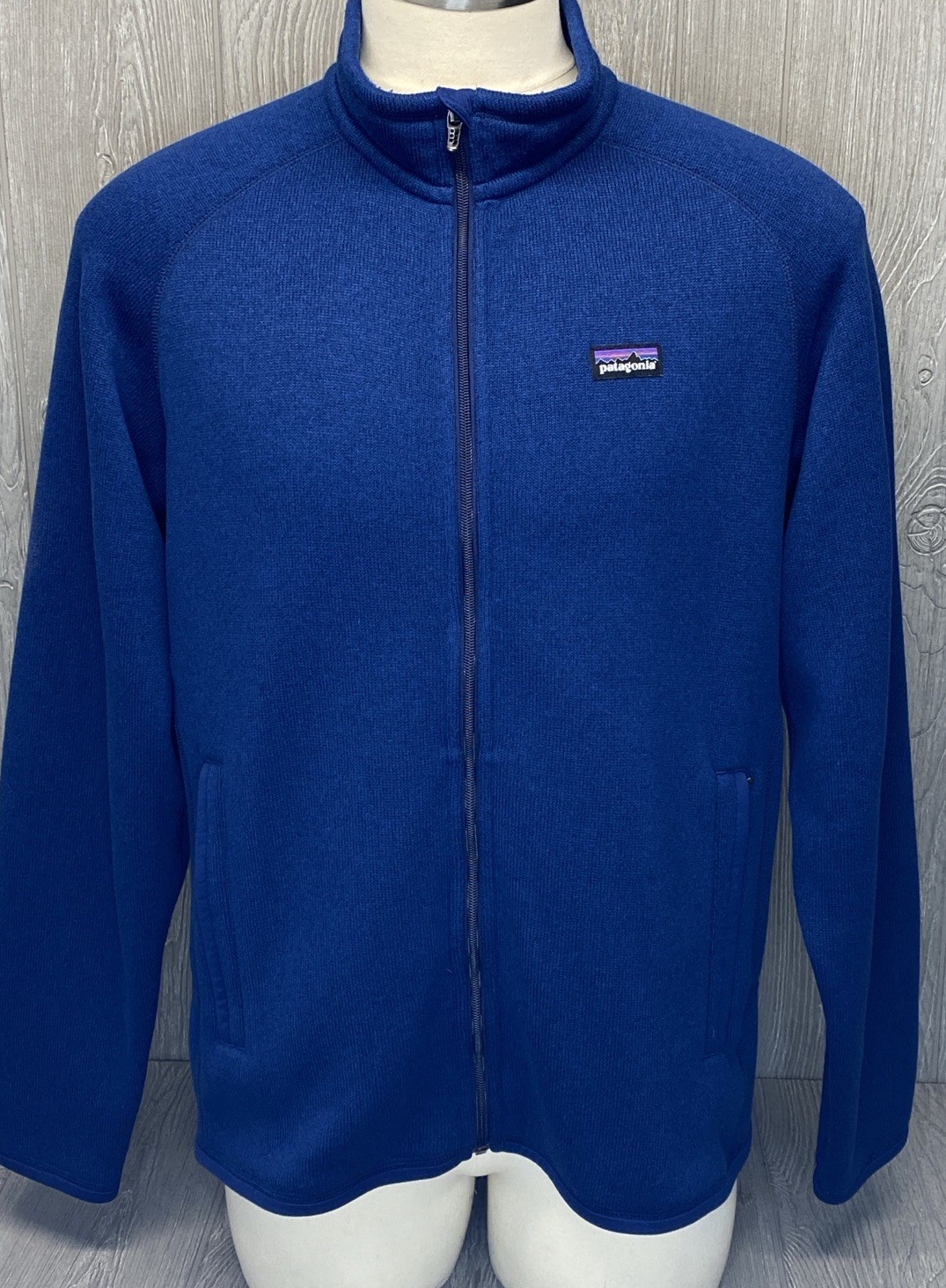 Patagonia Men’s Better Sweater Full Zip Jacket Blue Fleece 25526 FA13 Size Large