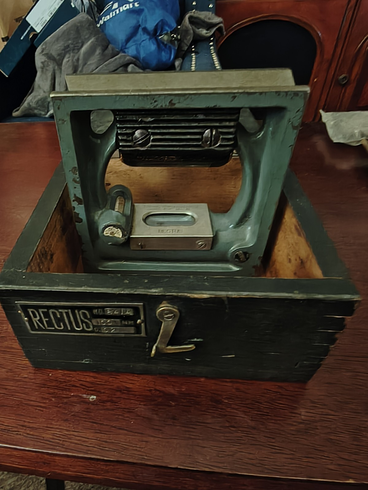 Rare Pre-WWII Japanese RECTUS Precision Machinist Square Frame Level W/Box Rare Pre-WWII Japanese RECTUS Precision Machinist Square Frame Level W/Box