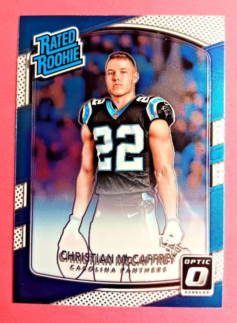 2017 Panini Donruss Optic #168 Christian McCaffrey Rookie Panthers 2017 Panini Donruss Optic #168 Christian McCaffrey Rookie Panthers