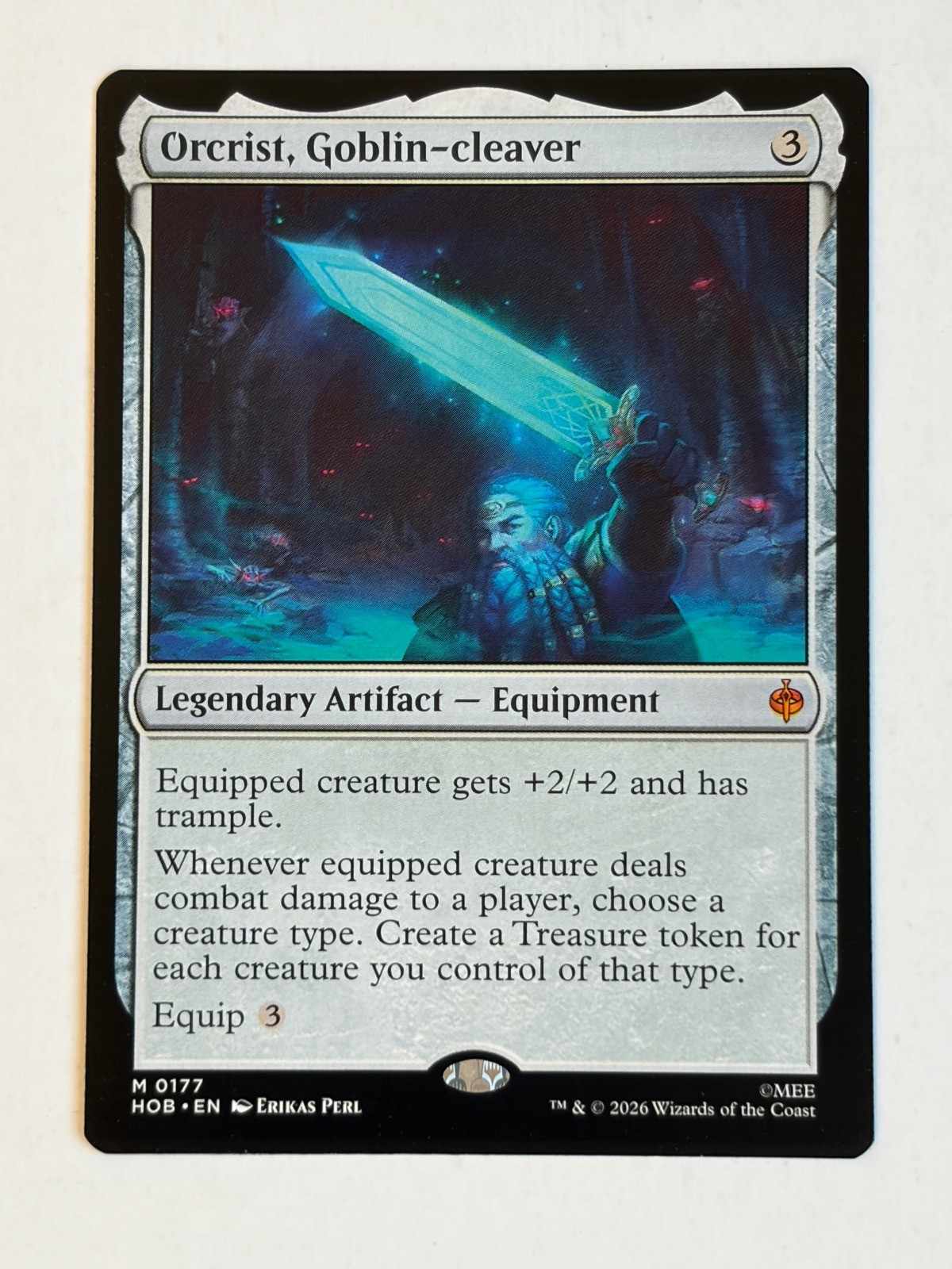 Orcrist, Goblin-cleaver 177 Mythic The Hobbit Magic: The Gathering Near Mint Orcrist, Goblin-cleaver 177 Mythic The Hobbit Magic: The Gathering Near Mint