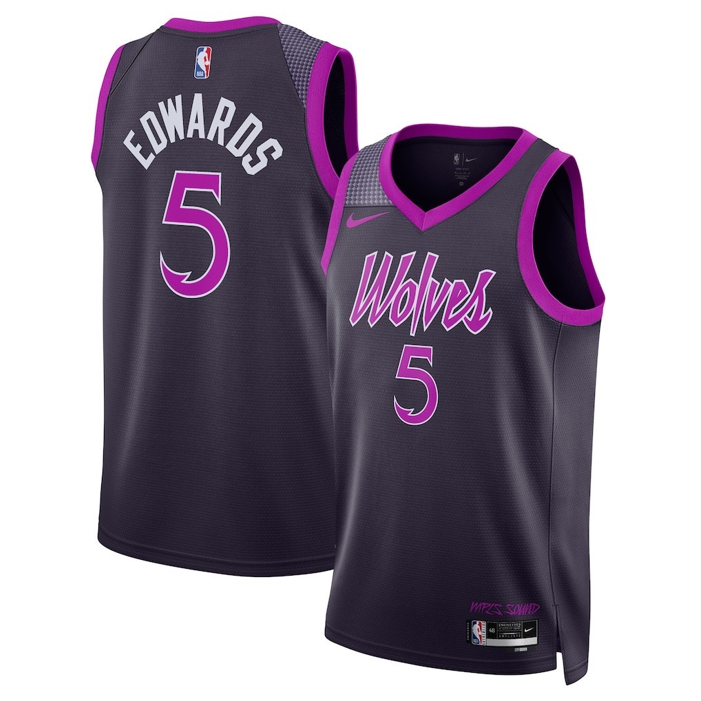Nike Anthony Edwards Minnesota Timberwolves Swingman Jersey 2025/26 City Edition