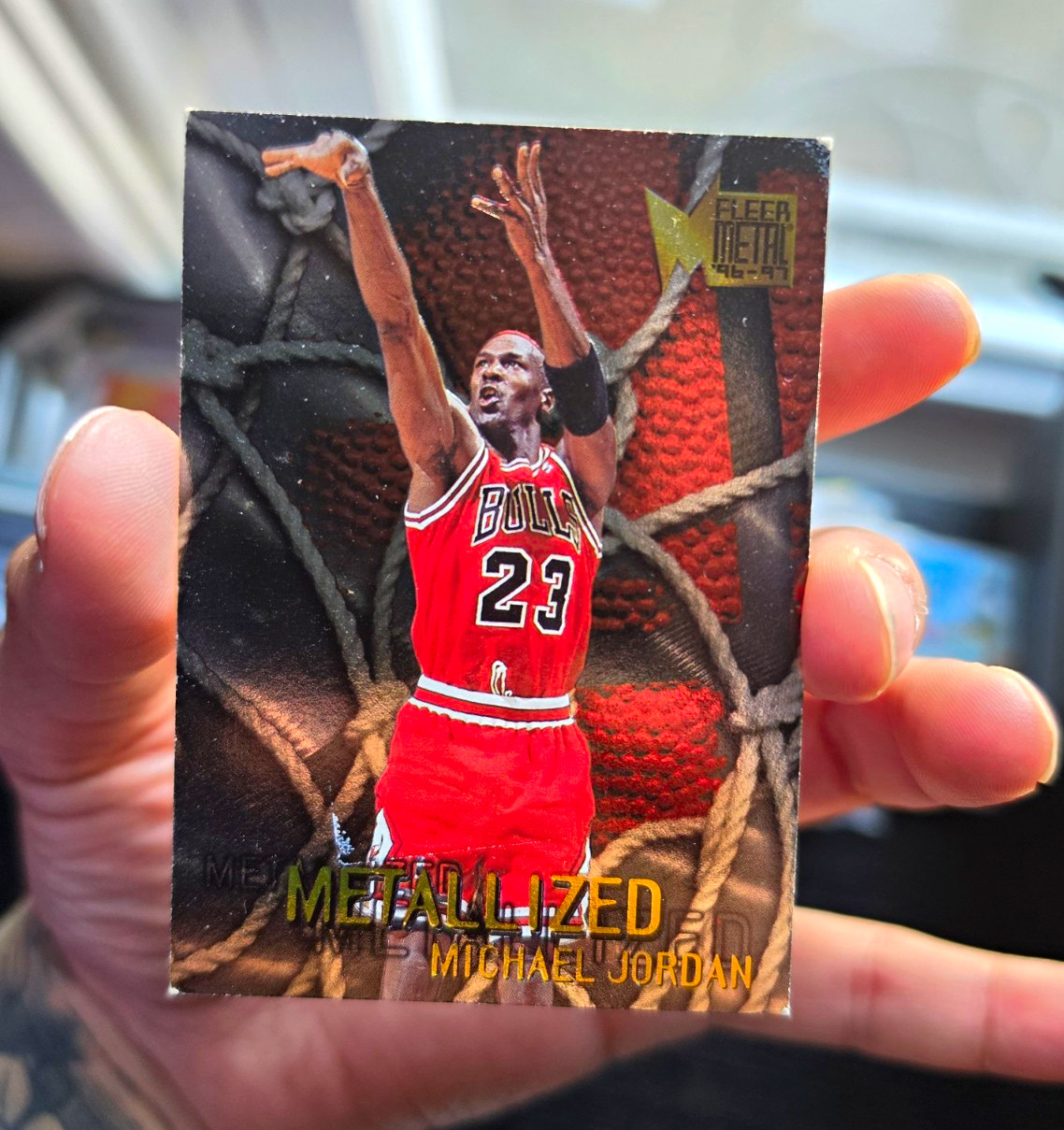 1996-97 Fleer Metal - Metallized Michael Jordan #128