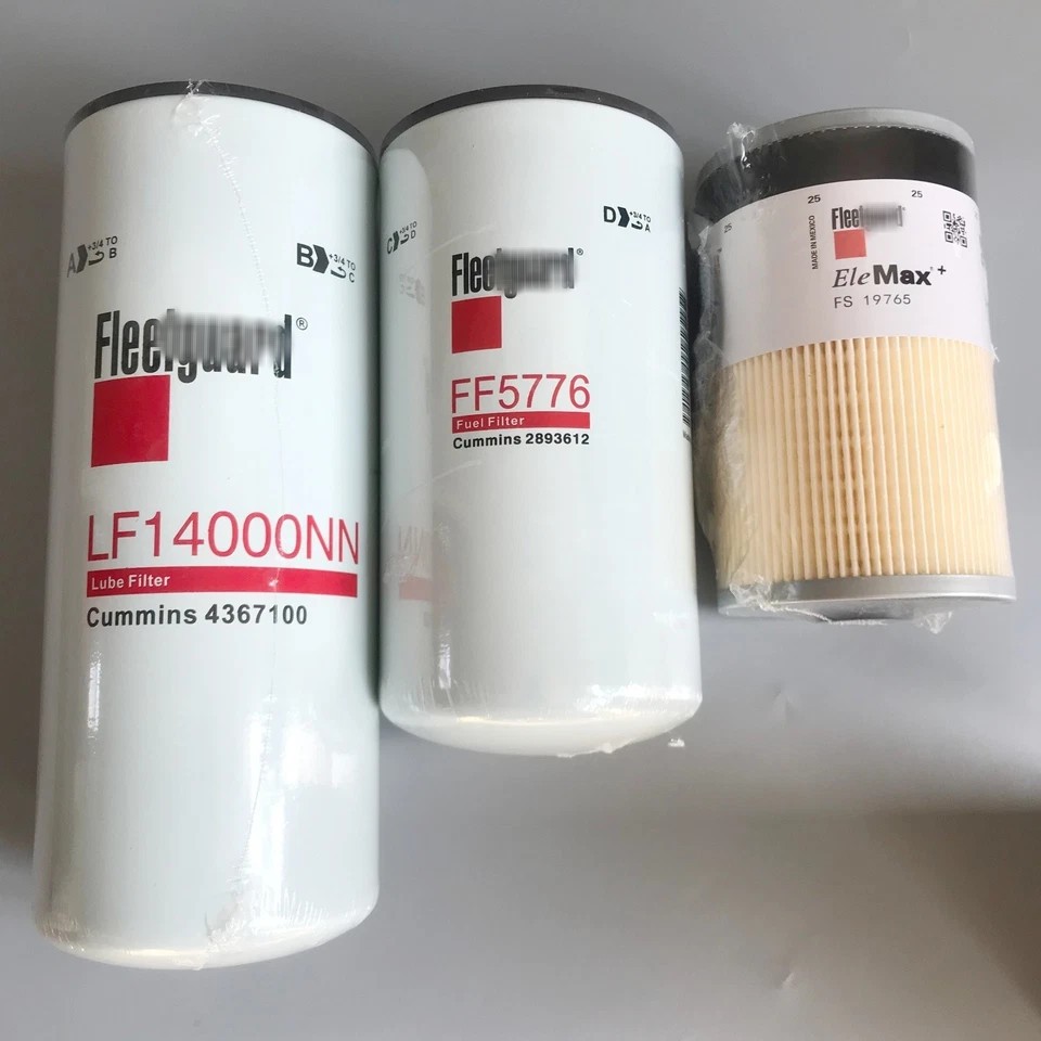 NEW Cummins ISX Oil Change Kit Cummins Filter Kit LF14000NN, FF5776, FS19765