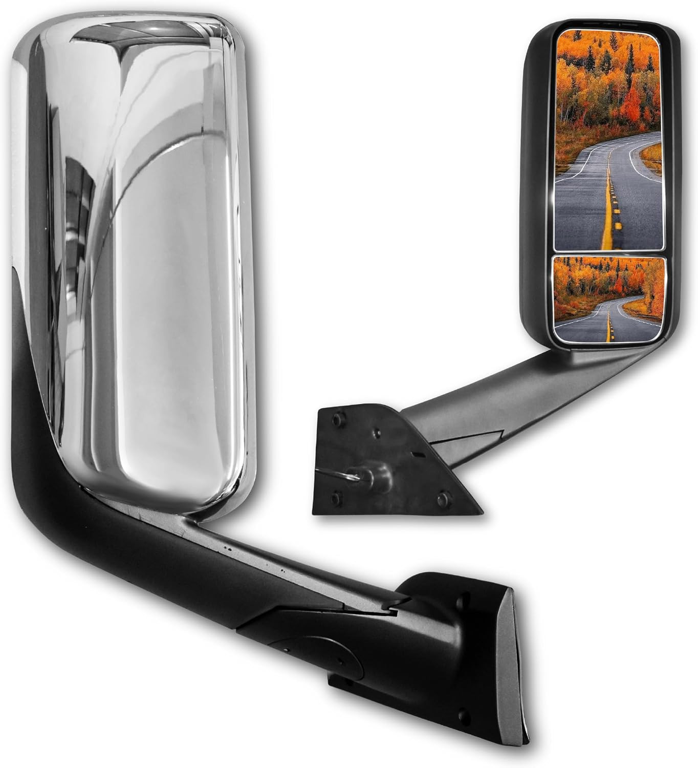 Door Mirror Compatible with 2018 2019 2020 2021 2022 2023 2024 Freightliner Casc