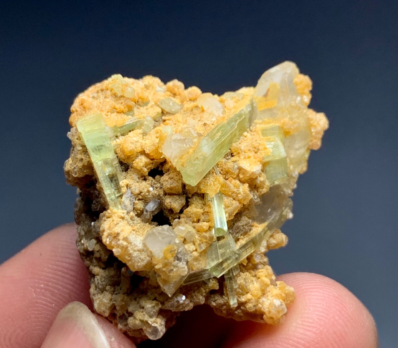 70 Cts Tourmaline Crystals with Quartz from Afghanistan. 70 Cts Tourmaline Crystals with Quartz from Afghanistan.