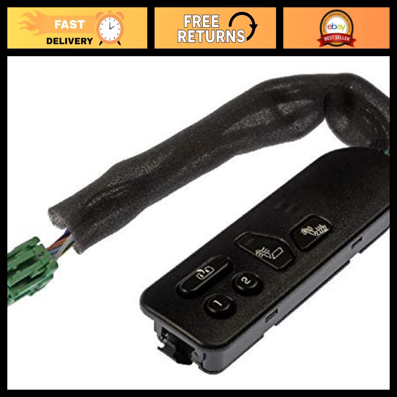 Front Left Driver Seat Heater Switch for 2003-2006 Chevy Silverado 2500 HD