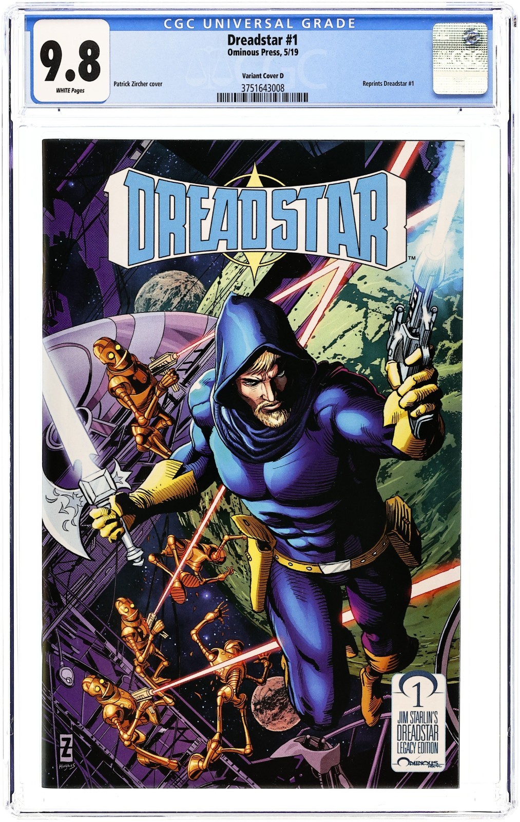 Dreadstar #1D - 2019 - CGC 9.8 - Patrick Zircher