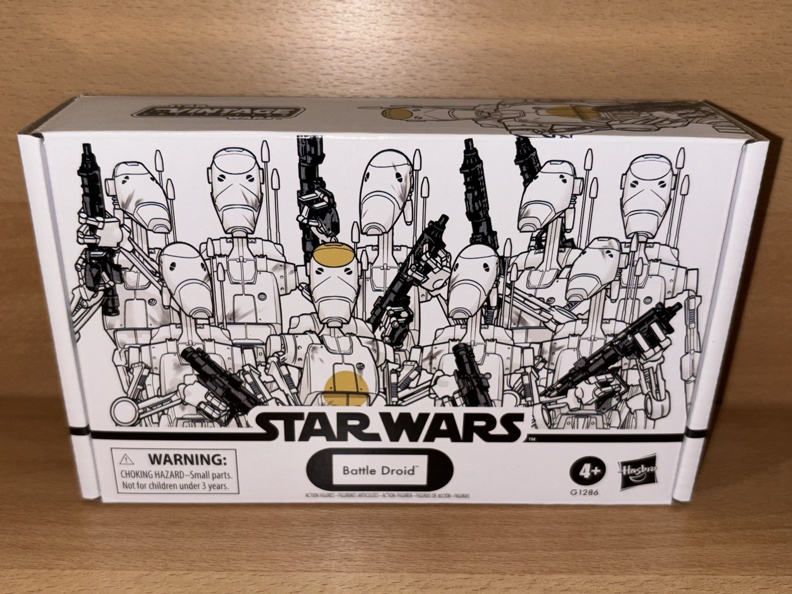 Star Wars Vintage Collection TVC BATTLE DROID ARMY BUILDER 4-PACK Phantom Menace