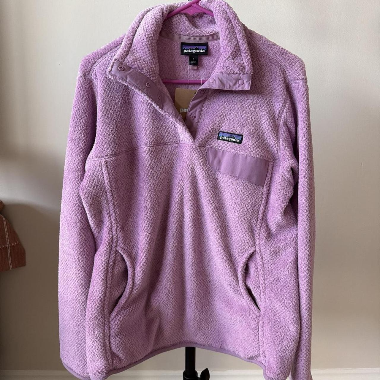 Patagonia Women\'s Purple and Pink Sweatshirt