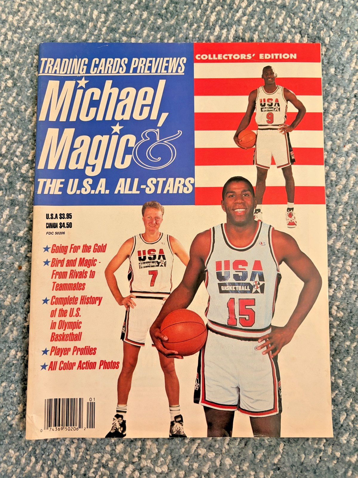 RARE (Quantity 2) 1992 Trading Cards Previews Magazine Michael, Magic