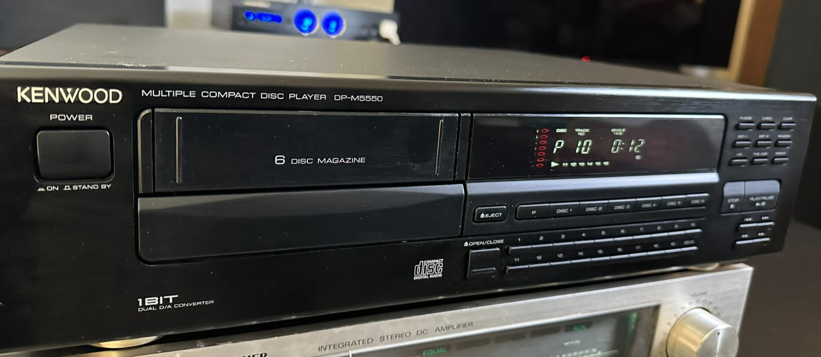 Kenwood DP M5550 Multiple CD Player Single Tray Tested No Remote Japan