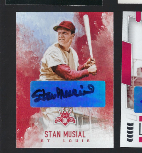 2017 Panini Diamond Kings #33 Stan Musial Signed St. Louis Cardinals Auto 2017 Panini Diamond Kings #33 Stan Musial Signed St. Louis Cardinals Auto