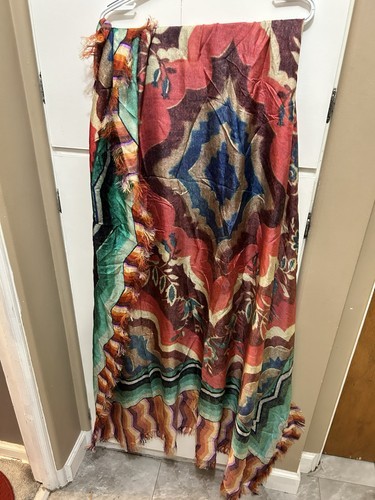 Pierre Louis Marcia Multi Color Silk Scarf Fashion Accessory
