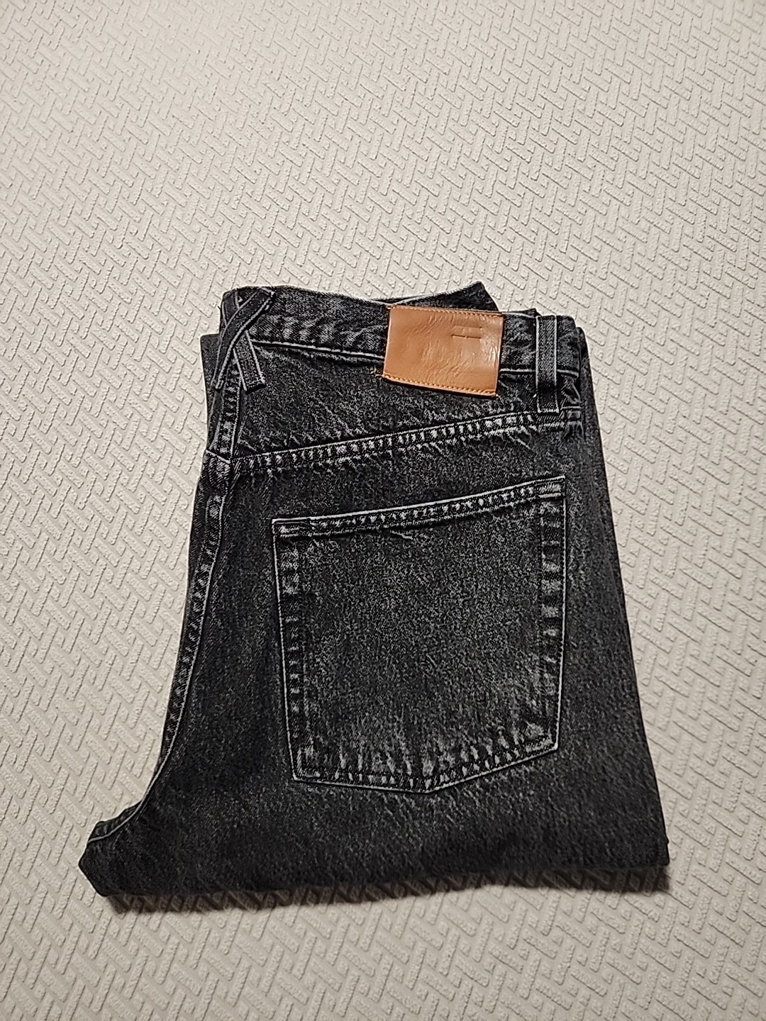 Alex Mill Jeans AM Relaxed Roomy Straight High Rise Made In USA Men’s Sz 34 blk Alex Mill Jeans AM Relaxed Roomy Straight High Rise Made In USA Men’s Sz 34 blk