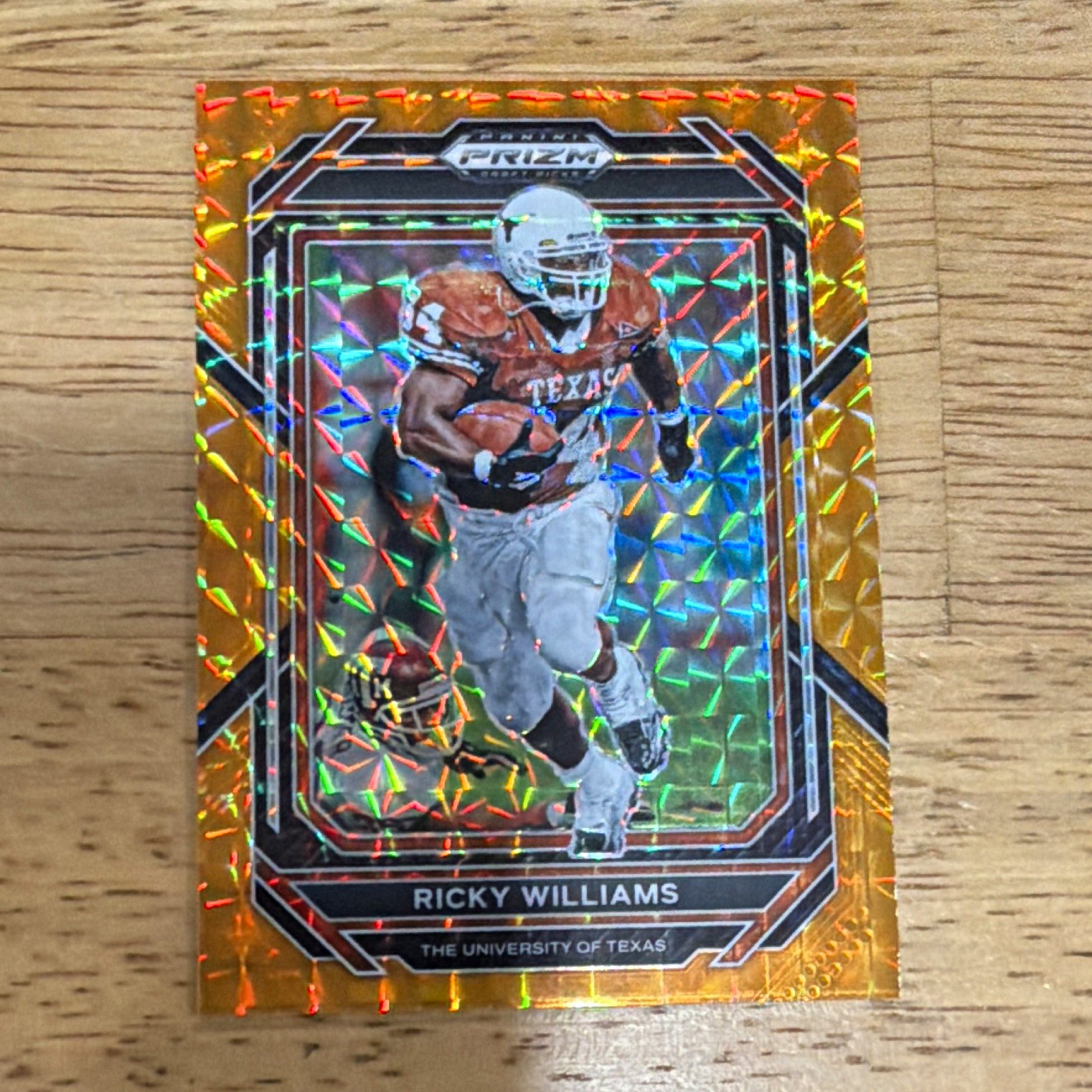 Panini Prizm Draft Picks Orange Finite Prizm Ricky Williams #94 /39