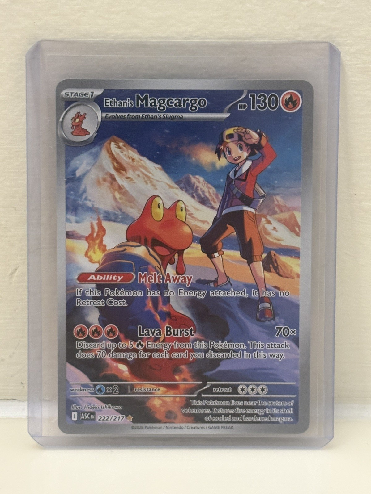 Pokemon Ethan\'s Magcargo Holofoil ME: Ascended Heroes - 222/217