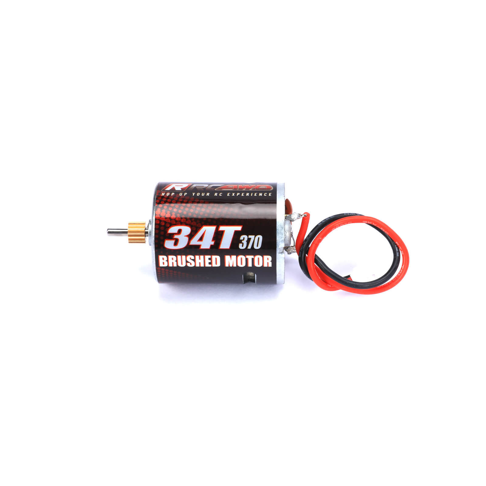 RCAWD 34T/370 Motor Set With 16T Motor Gear for 1/18 Hobbyplus 1/24 Axial Series