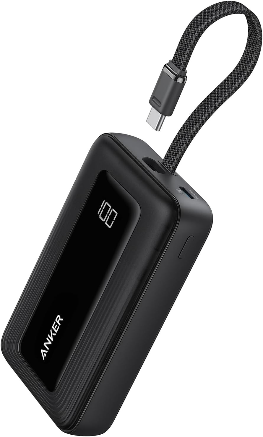 Anker | Refurbished Power Bank,10,000mAh 30W with USB-C Travel Essential Portabl