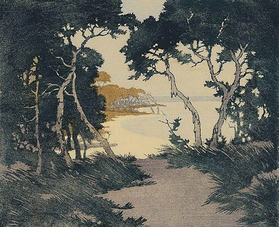 Sunshine and Shadow – Archibald Bertram Webb 1923 VINTAGE art print