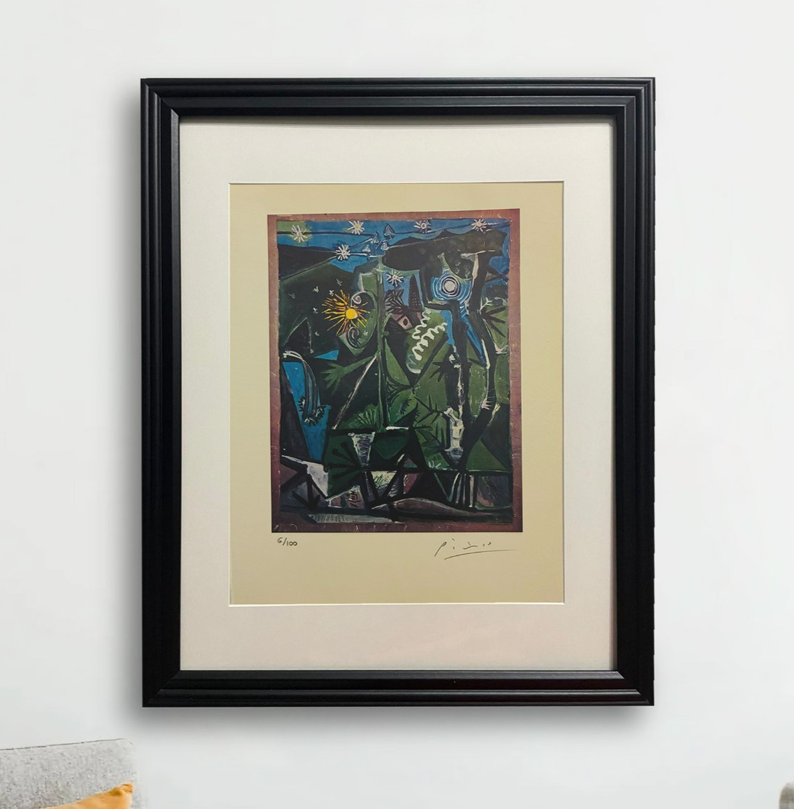 Pablo Picasso Hand-Signed Original Print With COA and +$3,500 USD Appraisal Pablo Picasso Hand-Signed Original Print With COA and +$3,500 USD Appraisal