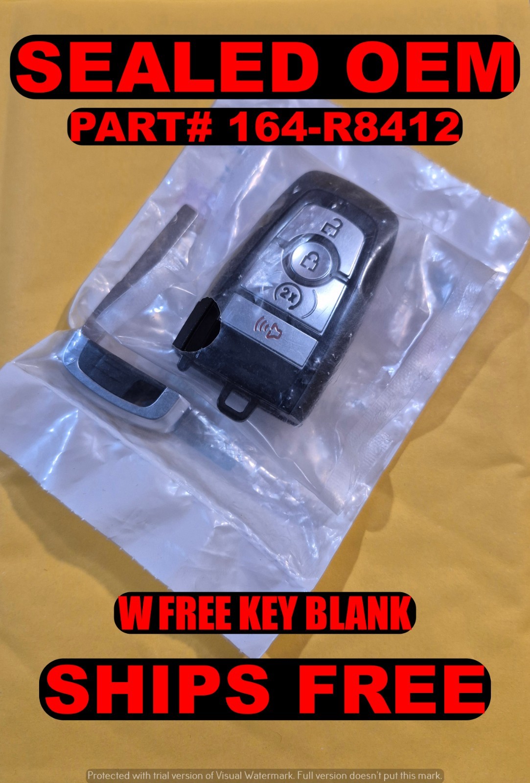 SEALED NEW OEM 2025 FORD BRONCO SMART KEYLESS REMOTE FOB 164-R8412 M3N-A3C108397