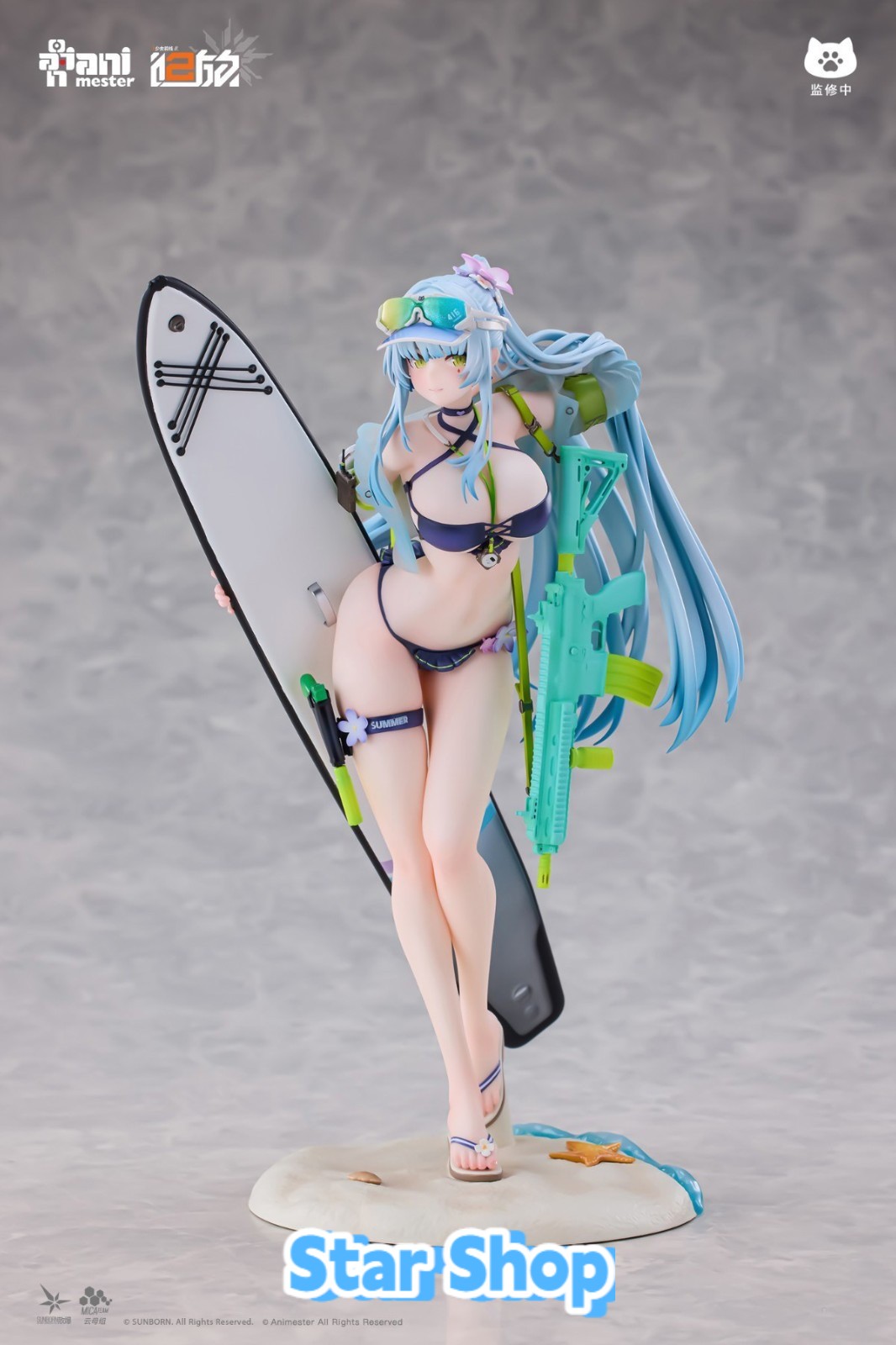 Official Animester Girls\' Frontline 2 Exilium Klukai Cerulean Breaker 1/7 Figure