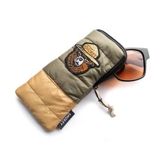 CAMP Smokey Bear Sleeping Bag Sunglasses Case Recycled Nylon Limited Edition