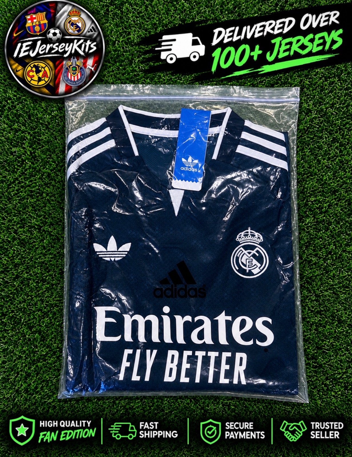 2026/27 Real Madrid Away Jersey Slim-fit ( Licensed Fan Edition)