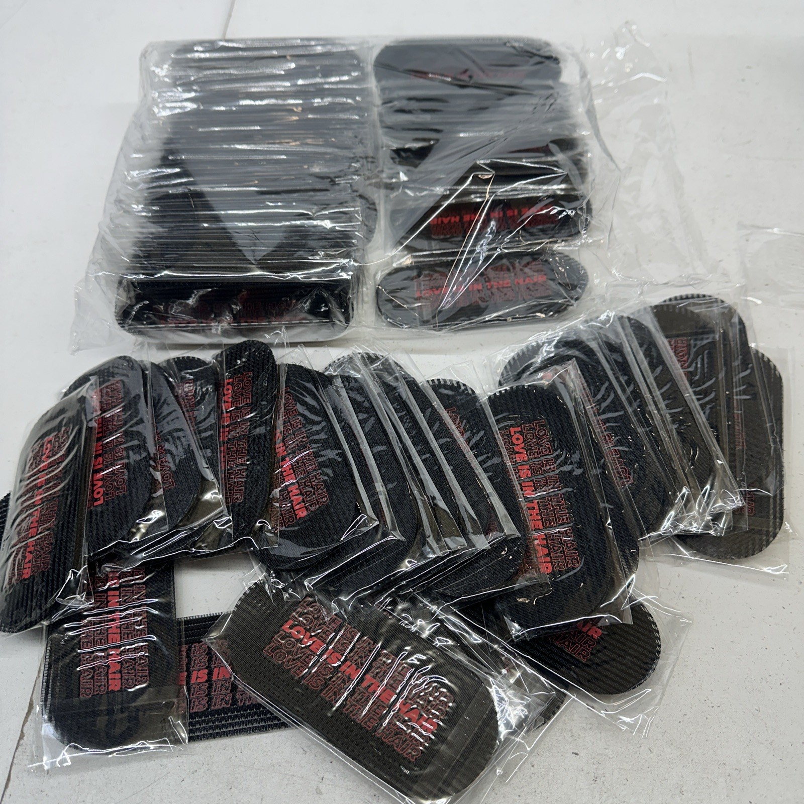100 Pack Bulk Hair Gripper Pads, Styling Holders For Makeup & Barber Use, 100 Pack Bulk Hair Gripper Pads, Styling Holders For Makeup & Barber Use,