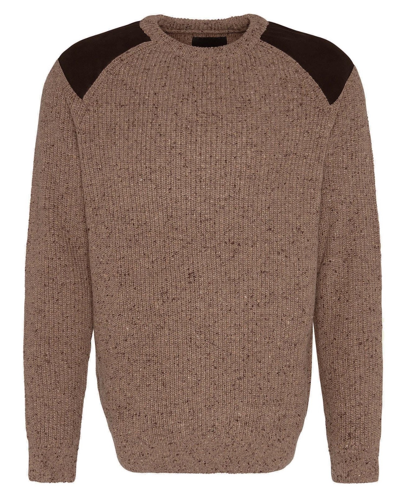 BARBOUR MENS STONE RAISTHORPE CREW NECK WOOL BLEND RIB KNIT JUMPER SWEATER BARBOUR MENS STONE RAISTHORPE CREW NECK WOOL BLEND RIB KNIT JUMPER SWEATER