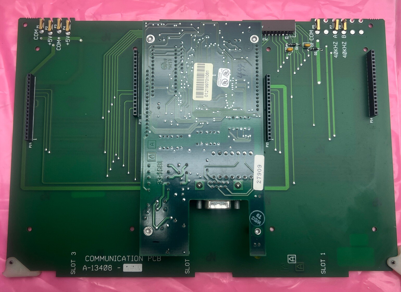 🔥Barber Colman A-13408 Communication PCB + 33-1681, Used, 🇺🇸