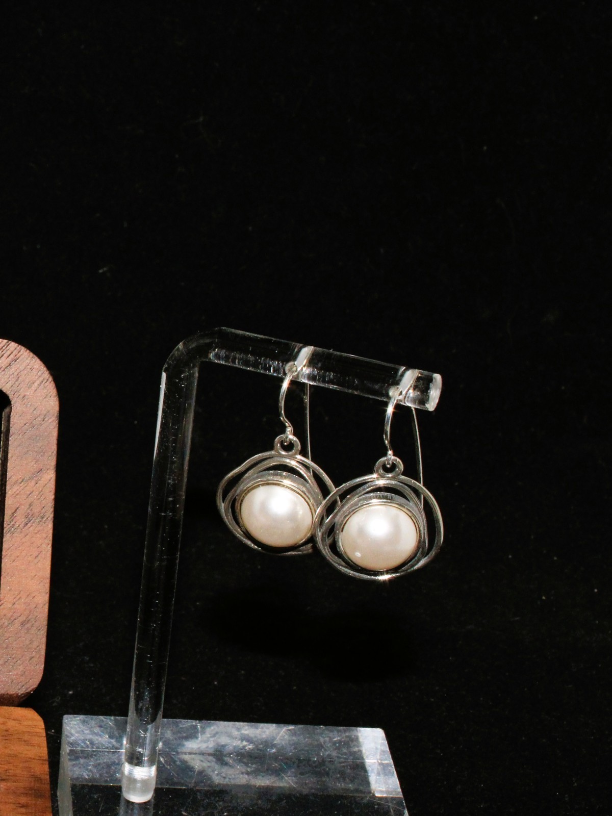 fresh water pearls earrings silver 925 drop hang fresh water pearls earrings silver 925 drop hang